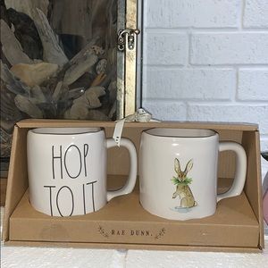 Rae Dunn HOP TO IT Mug Gift Set 🐰